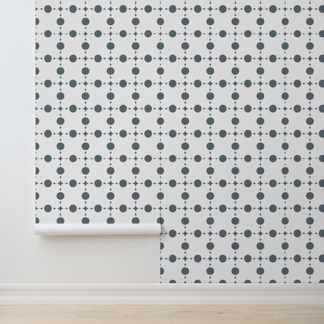 Gray Polka Dots, Polka Dot Pattern, Dots, Dotted Wallpaper (Application)