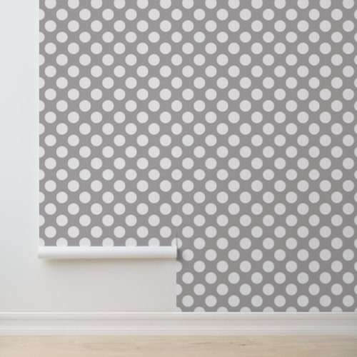 Gray Polka Dots Polka Dot Pattern Dots Dotted Wallpaper