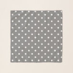 Gray Polka Dots Scarf<br><div class="desc">Sometimes we just want a nice gray to express how we feel or to remain gender neutral in our gift giving. It is a nice color that gets a bad rap. Let’s change the way the world looks at gray together.</div>