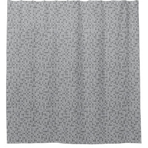 Gray Polka Dots Shower Curtain