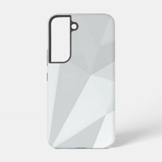 Gray Polygon Geometric Minimal Samsung Galaxy S22 Case