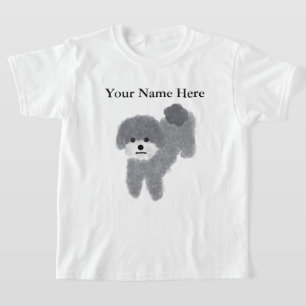 Gray Poodle #2 T-Shirt