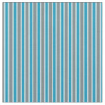 gray, powder blue and turquoise stripes fabric