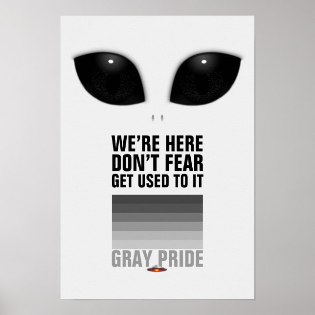 Gray Pride Alien poster (Front)