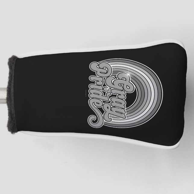 Gray Pride (Retired Senior) Golf Head Cover (Front)