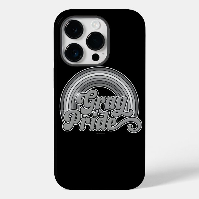 Gray Pride (Retired Senior) iPhone / iPad case (Back)