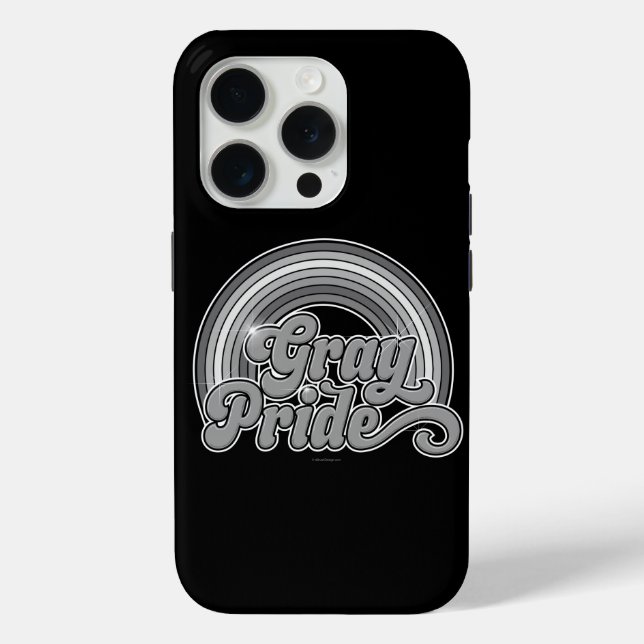 Gray Pride (Retired Senior) iPhone / iPad case (Back)