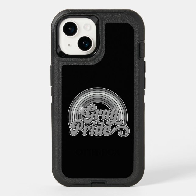Gray Pride (Retired Senior) OtterBox iPhone Case (Back)