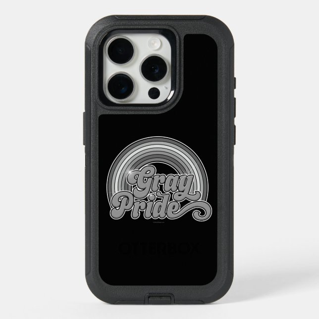 Gray Pride (Retired Senior) OtterBox iPhone Case (Back)