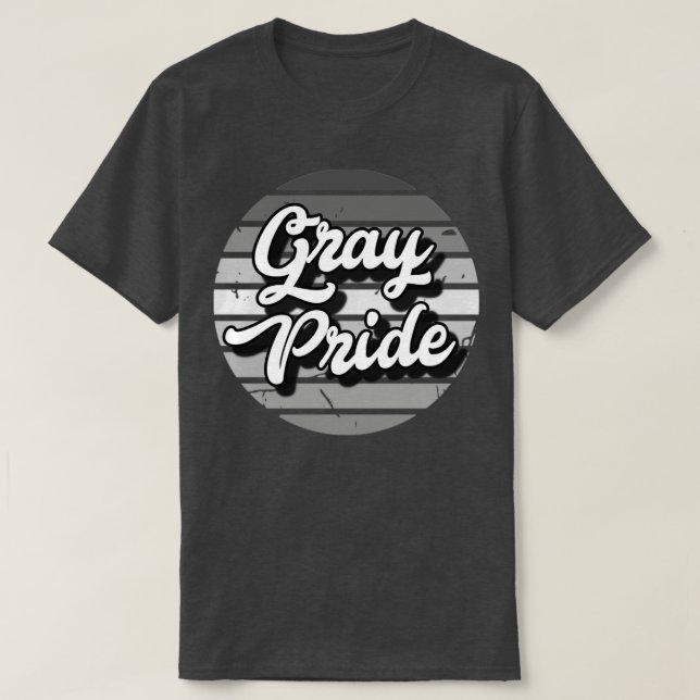 Gray pride T-Shirt (Design Front)