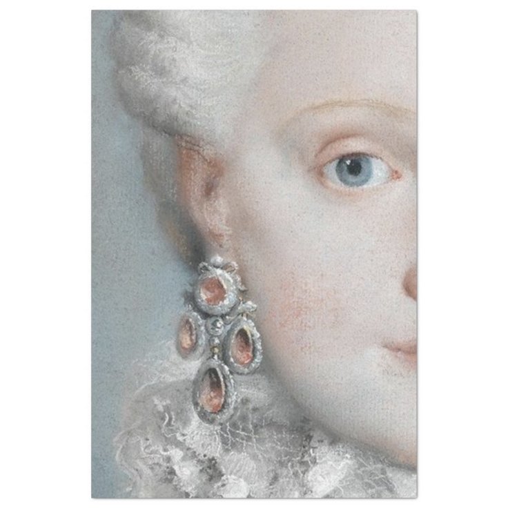 Gray Queen Tissue Paper Zazzle