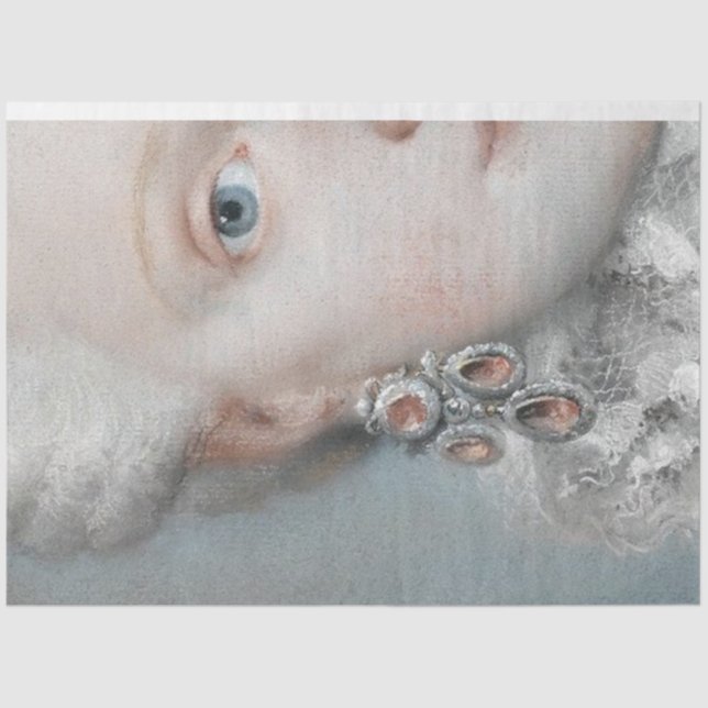 Gray Queen Tissue Paper (Front)