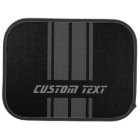 Gray Race Double Stripes | Personalize