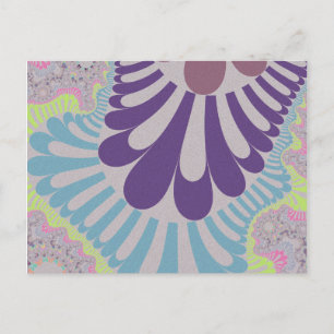 Gray Rainbow Loop Postcard