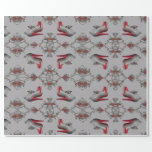 Gray Red Sole High Heel’s Wrapping Paper
