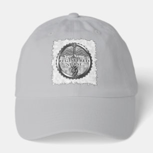Gray Registered Nurse Hat