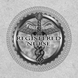 Gray Registered Nurse Patch