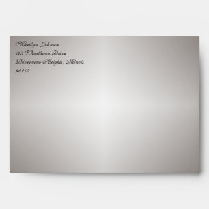 Gray Return Address Envelope for 5"x7" Products