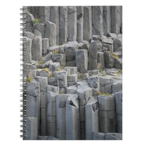 Gray rock formation notebook