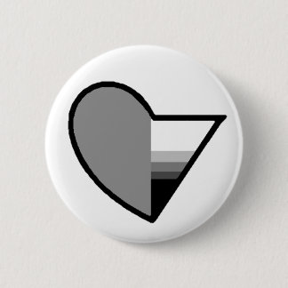 Gray Romantic demisexual button