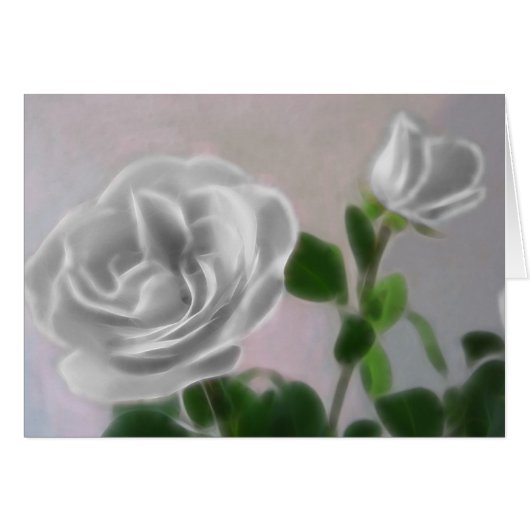 Gray Roses 1 Artwork Cards (Front Horizontal)