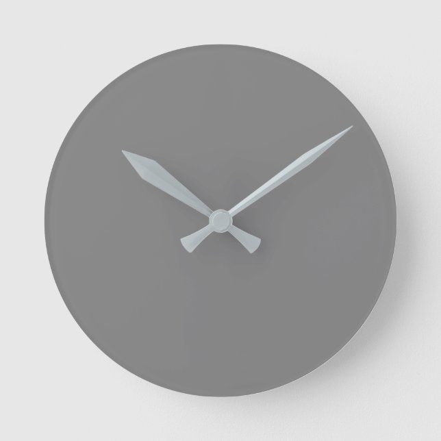 Gray Round Clock (Front)