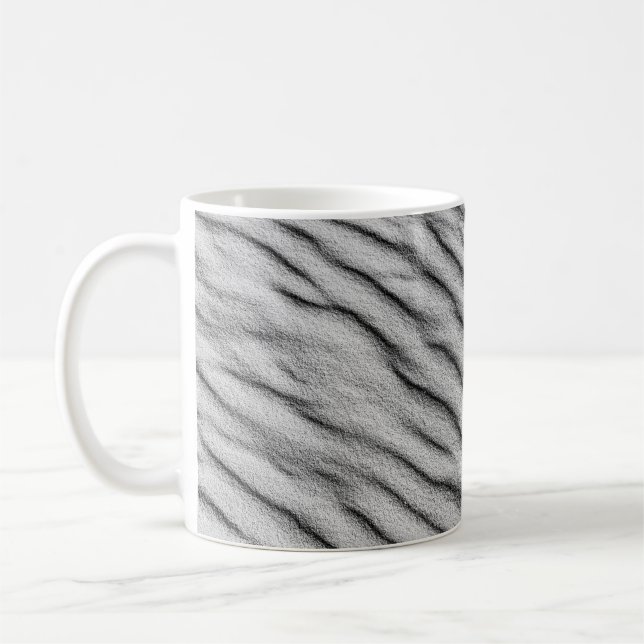 Gray sand coffee mug (Left)