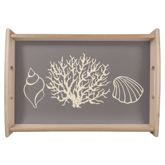 Gray Sea Coral Tray (Front)