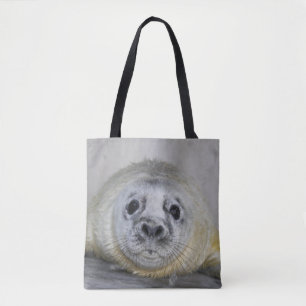 Gray Seal Pup Tote Bag