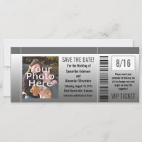 Gray Shades Photo Ticket