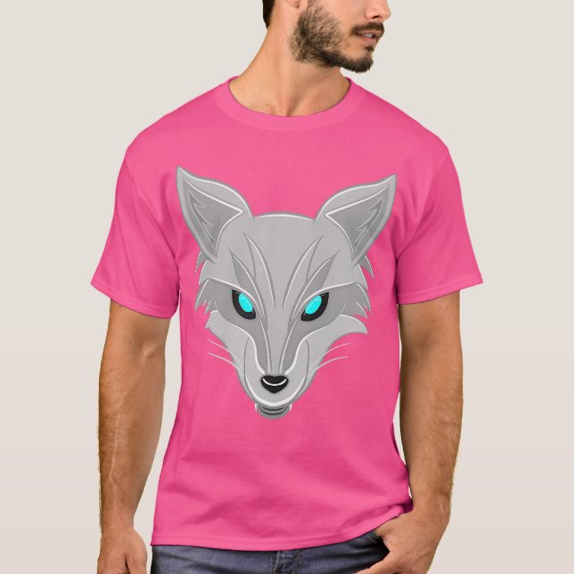 Gray Silver Fox T-Shirt (Front)
