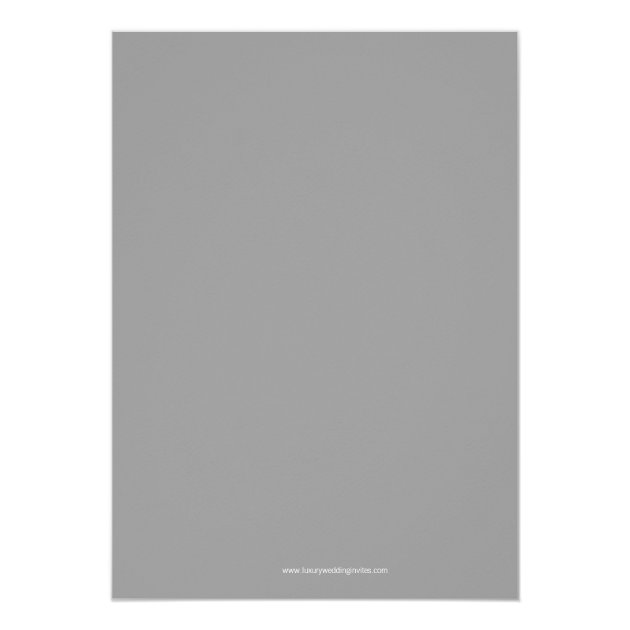 Gray Simple Photo Wedding Thank You Card