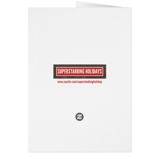 Gray Simply Chic Holiday Photo Card (Back)