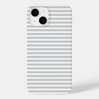 Gray Skinny Stripes Case-Mate iPhone 14 Case