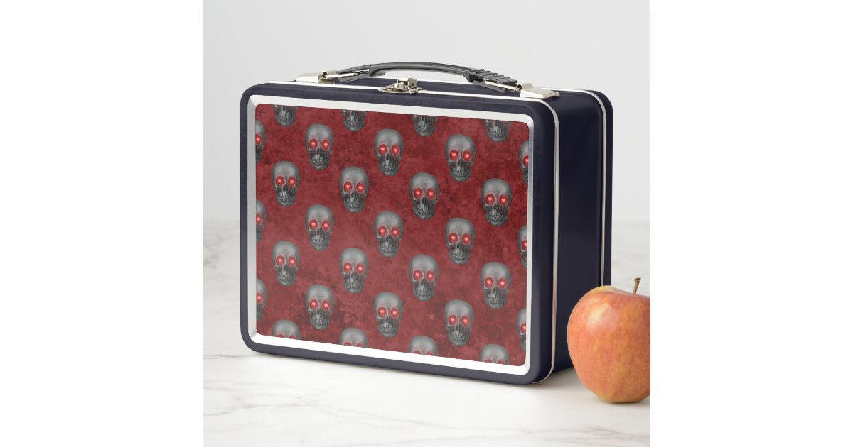 Gothic Zombie Apocalypse Emo Medical Kit Metal Lunch Box, Zazzle