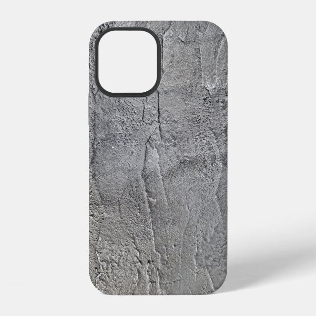 gray slate rock pattern iphone case (Back)
