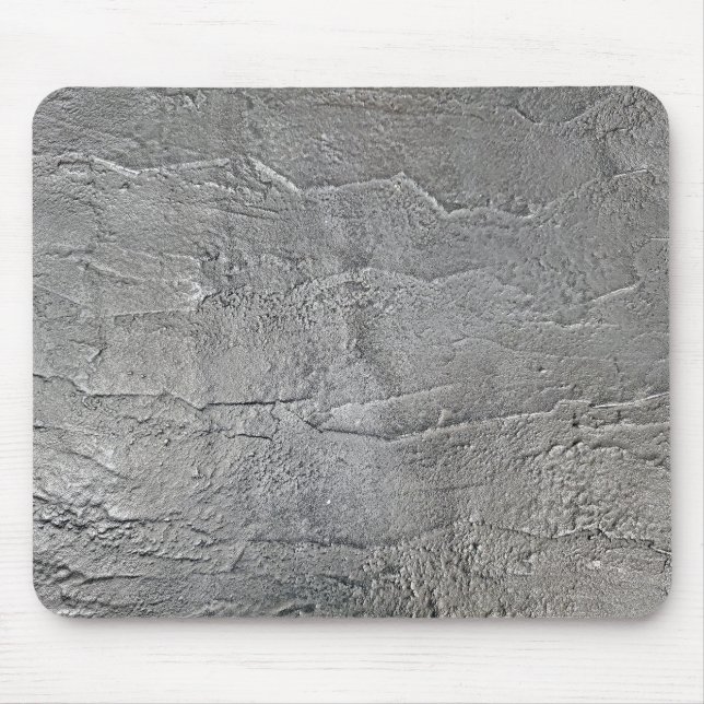 gray slate rock pattern mouse pad (Front)