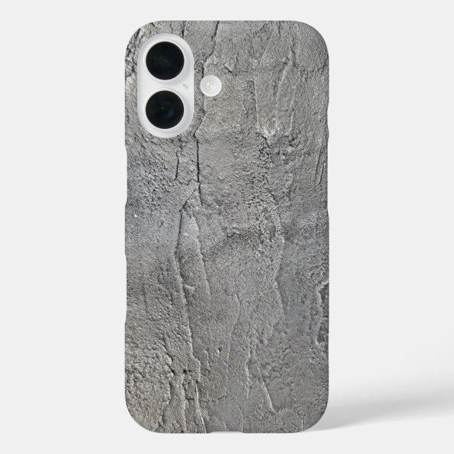 Gray Slate Rock Texture Case-Mate iPhone Case (Back)