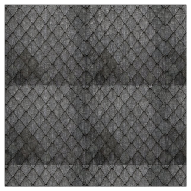 Gray slate tiles pattern fabric (Swatch)