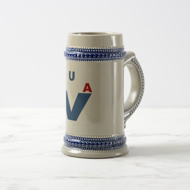 Gray slut USA VICTORY Beer Stein (Front Right)