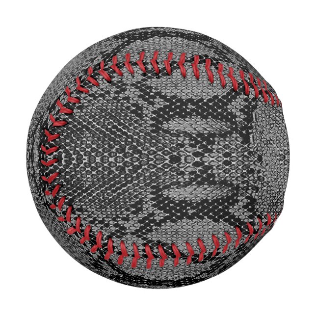 Gray Snake Skin Print Baseball (Front Left)
