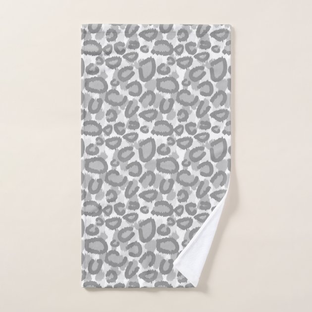 Dalmatian print hand online towel