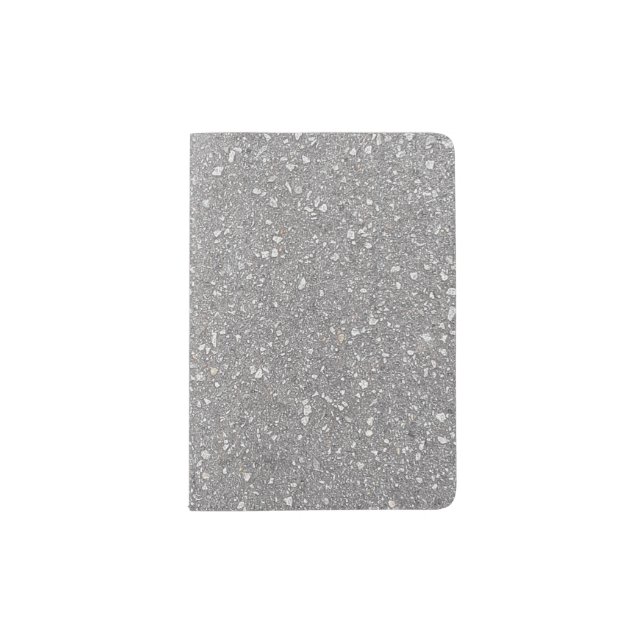 Gray Speckled Passport Holder  (Front)