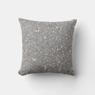 Gray Speckled Throw Pillow