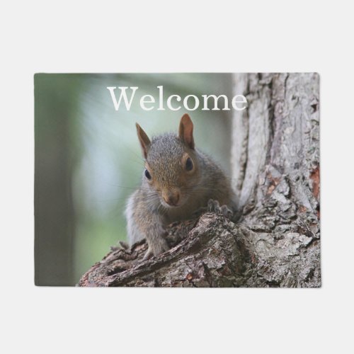 Gray Squirrel Doormat