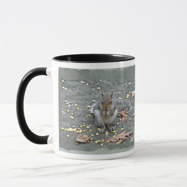 Gray Squirrel Series Mug (Left)
