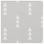 Gray Stacked Triangles Fabric