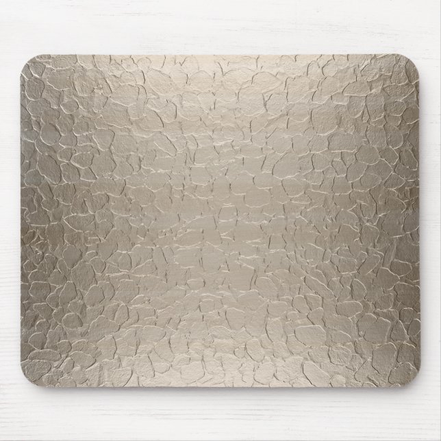 Gray Stainless Steel Metal Mouse Pad (Front)