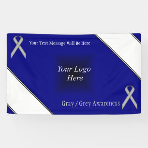 Gray Standard Ribbon by Kenneth Yoncich Banner