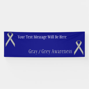 Gray Standard Ribbon by Kenneth Yoncich Banner